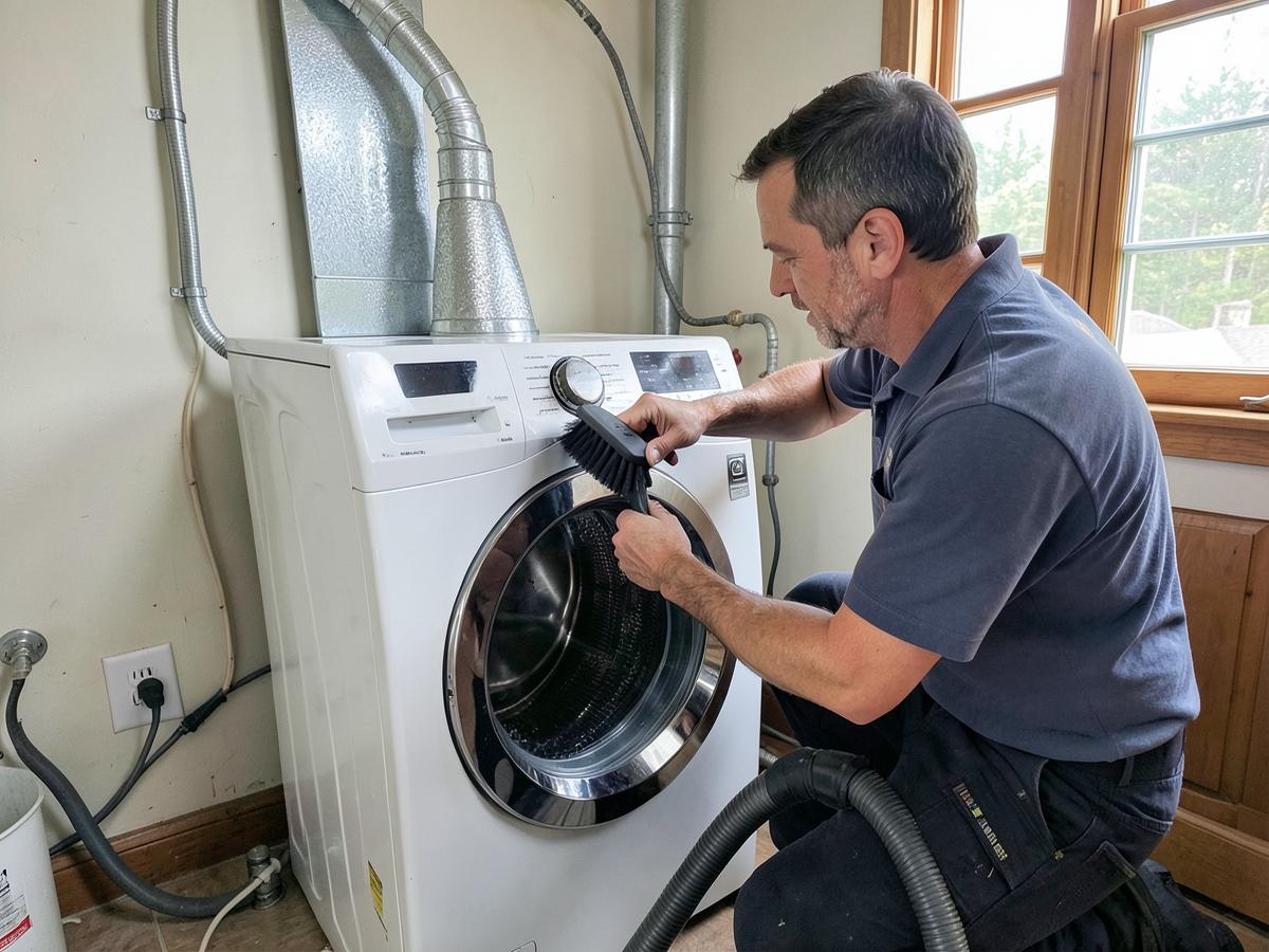 Dryer Vent Lines — DustAway Duct Solutions work in Richmond, Virginia